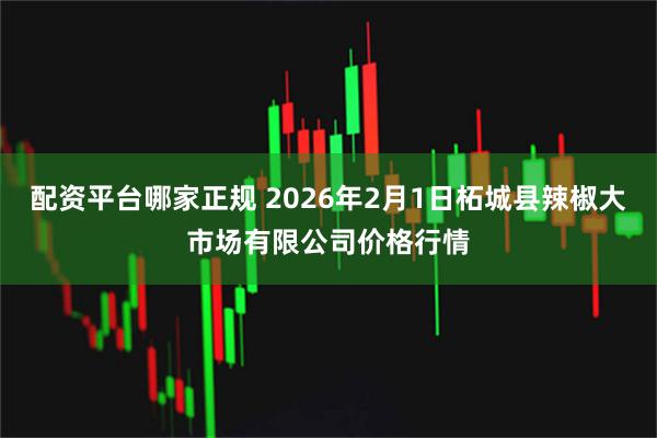 配资平台哪家正规 2026年2月1日柘城县辣椒大市场有限公司价格行情