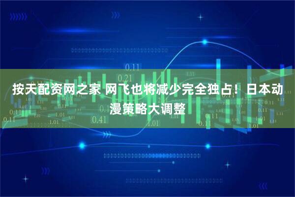 按天配资网之家 网飞也将减少完全独占！日本动漫策略大调整